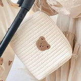 Rabbit Embroidery Stroller Handbag Diaper Bag