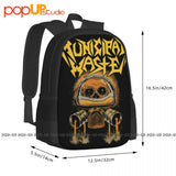 Municipal Waste Keg Killer Backpack Vintage Large Capacity