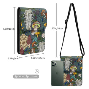 Mushroom Forest Shoulder Bag Student Bulk Mobile Phone Bag