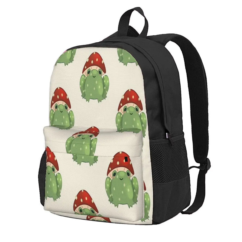 Mushroom Frog Backpacks Men's & Women's School Bag