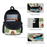 Mushroom Frog Backpacks Men's & Women's School Bag