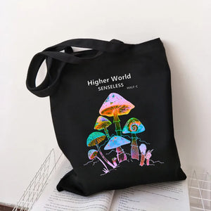 Harajuku Colorful Shoulder Bag Canvas Shopper Bag