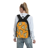 Mushroom Pizza Pattern Backpacks Men's Women's Bags