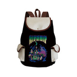 Mushroom Print Eco Friendly Backpack Customizable Personalized Name