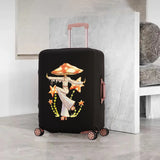 Mushroom Print Luggage Cover 18-32 Inch Washable Travel Protective Dust Cover