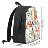 Mushrooms Print Backpack for Men and Women