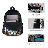 Music Collage Backpack Men's & Women's Bags