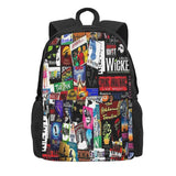Music Collage Backpack Men's & Women's Bags