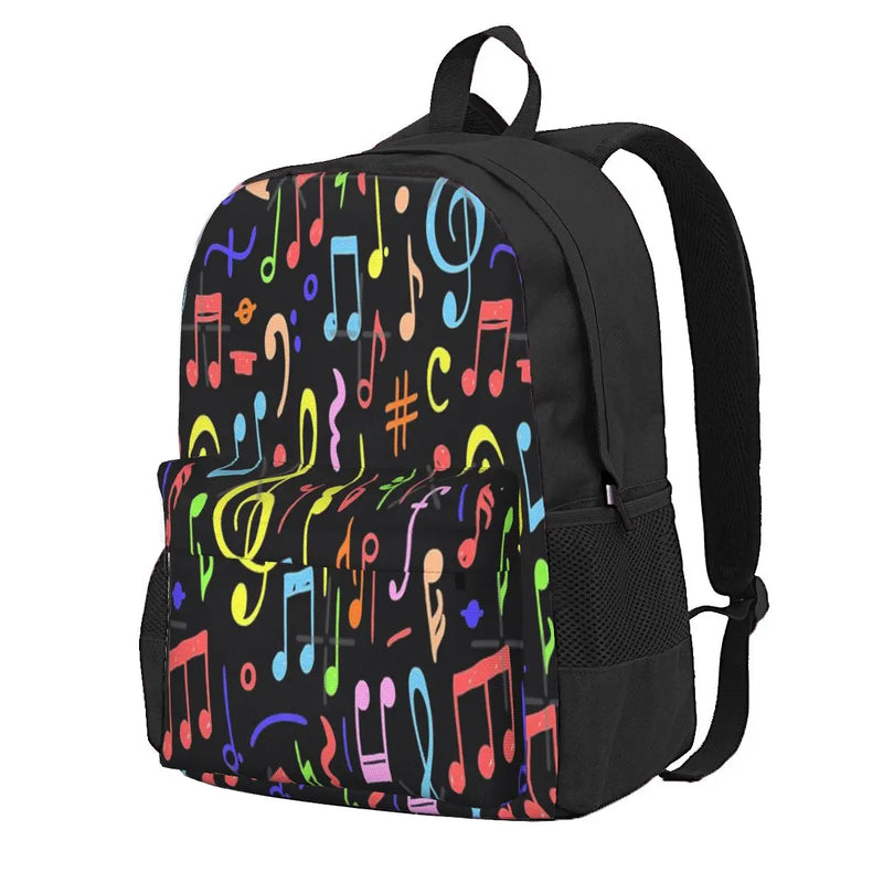 Music Note Pattern Backpacks Men's Backpacks Bags For Women Back Pack Kids