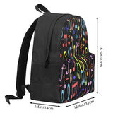 Music Note Pattern Backpacks Men's Backpacks Bags For Women Back Pack Kids