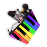 Music Notes Cosmetic Case Women Makeup Bags Piano Guitar