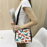 Flame Print Saxophone Shoulder Bag for Women