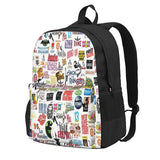 Musical Logos 2 Backpacks Men's Backpacks Bags For Women Man Bag