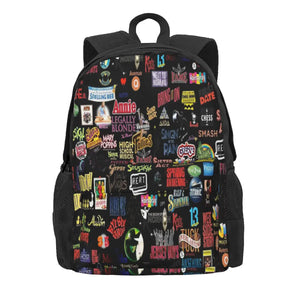 Musical Logos 2 Backpacks Men's and Women's Bags