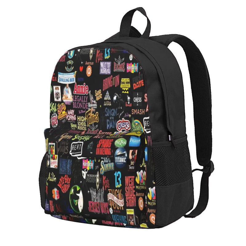 Musical Logos 2 Backpacks Men's and Women's Bags