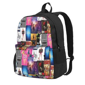 Musical Playbill Collage Backpacks Men's & Women's Bags