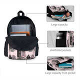2 Moods Backpacks for Men and Women, Zipper Travel Bag