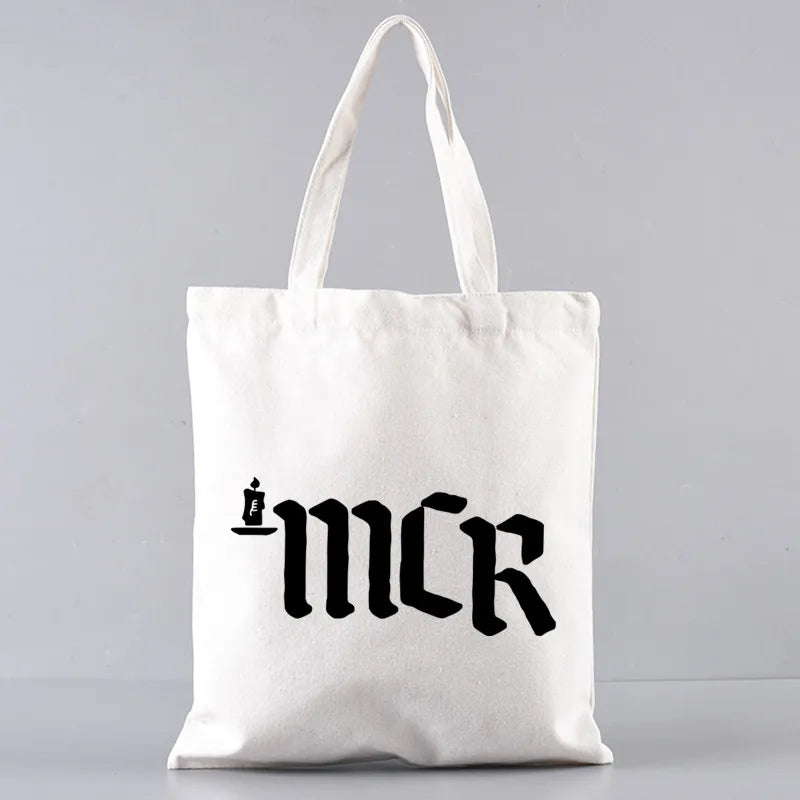 MCR Dead Femme Cartoon Handbags Shoulder Bags Casual Shopping Women Canvas Bag