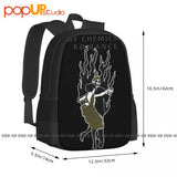 My Chemical Romance Backpack Large Capacity Bookbag Style Gymnast Bag