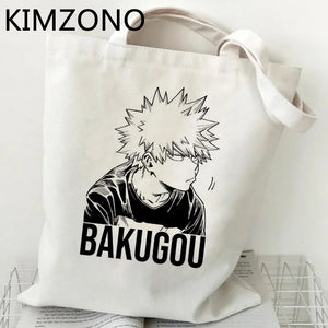 My Hero Academia Bakugo Shopping Bag Tote Canvas Eco Bag