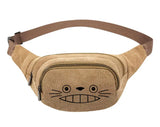 Totoro Anime Canvas Waist Pack Bag Pouch Belt Travel Hip Casual Fanny Bag