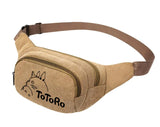 Totoro Anime Canvas Waist Pack Bag Pouch Belt Travel Hip Casual Fanny Bag