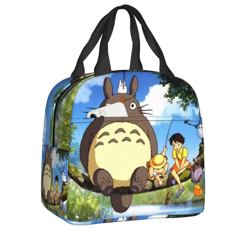 Totoro Forest Spirit Lunch Box Insulated Bag for Kids