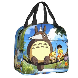 Totoro Forest Spirit Lunch Box Insulated Bag for Kids