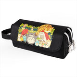 Totoro Student Pencil Case Large Capacity School Supplies Storage Bag
