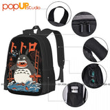 Totoro Attack Backpack Large Capacity Sports Travel Bag