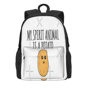 Spirit Animal Potato 2 Backpack Men Women Travel Bag