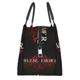 Mylene Farmer Insulated Lunch Bags for Outdoor Picnic Cooler Thermal Bento Box