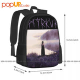 Myrkur Fog Backpack Large Capacity Art Print Sports Bag