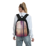 Mysts Forest In Winter Fog Backpacks Men Women Recycled