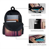 Mysts Forest In Winter Fog Backpacks Men Women Recycled