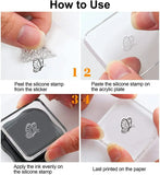 Gnome Silicone Clear Stamps for Cards Making