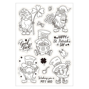 Gnome Silicone Clear Stamps for Cards Making