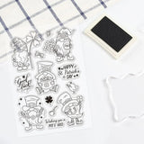 Gnome Silicone Clear Stamps for Cards Making