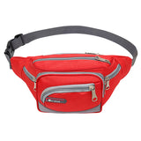 Leather Waist Belt Money Wallet Bag Pack Pouch for Travel