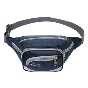 Leather Waist Belt Money Wallet Bag Pack Pouch for Travel