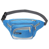 Leather Waist Belt Money Wallet Bag Pack Pouch for Travel