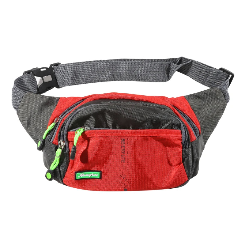 Leather Bum Bag Travel Waist Belt Multifunction Fanny Pack