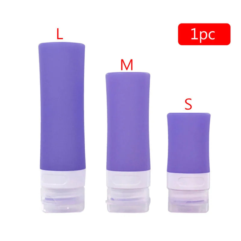 Silicone Travel Packing Bottle for Lotion Shampoo Bath Container