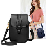 Satchel Leather Phone Bags Mini Shoulder Crossbody Bags Women Purses
