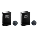 Book Safe with Combination Lock Portable Safe Box