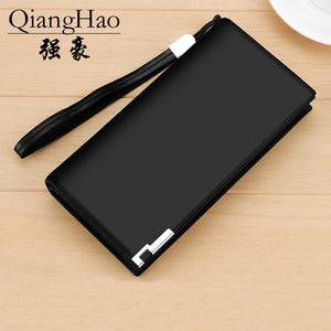 Men's Multifunction Wallet Clutch Zipper Phone Bag