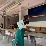 Brands Canvas Tote Women Handbag Casual Letter Shopper Bags for Women