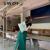 Casual Letter Shopper Bags for Women Shoulder Crossbody Bag Women's Bag