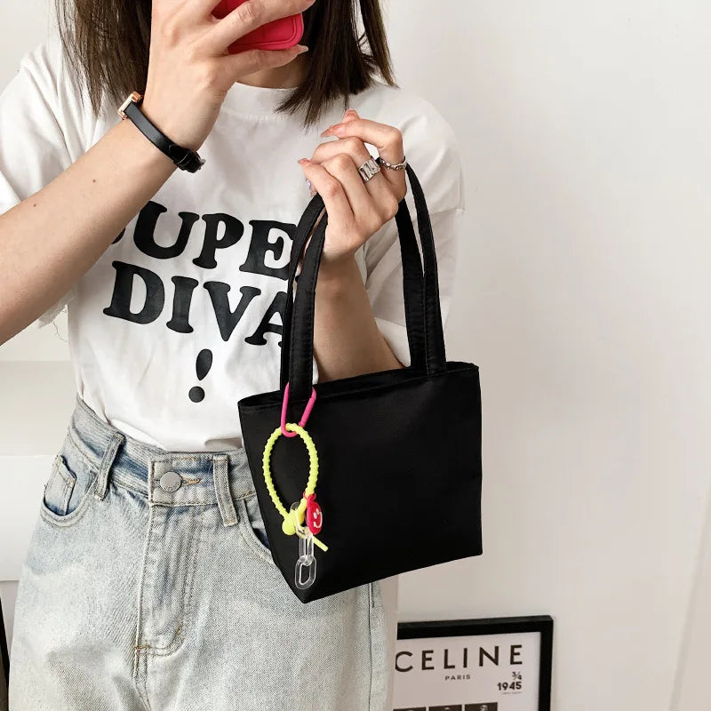 Casual Nylon Women Shoulder Bag Small Tote Pack Handbags Purses