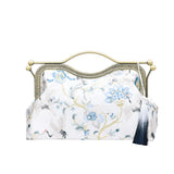 Women's Crossbody Bag Spring Flowers Lock Chain Handbags Shoulder Purse